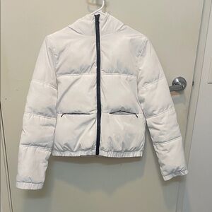 Women's White Puffer Jacket